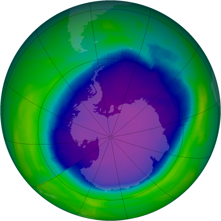 Ozone Map 1998-10-06